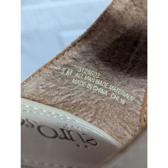 Euro Sofft by Soft Women's Gold Ankle Strap Comfort Sandals Size 8 - Picture 2 of 8